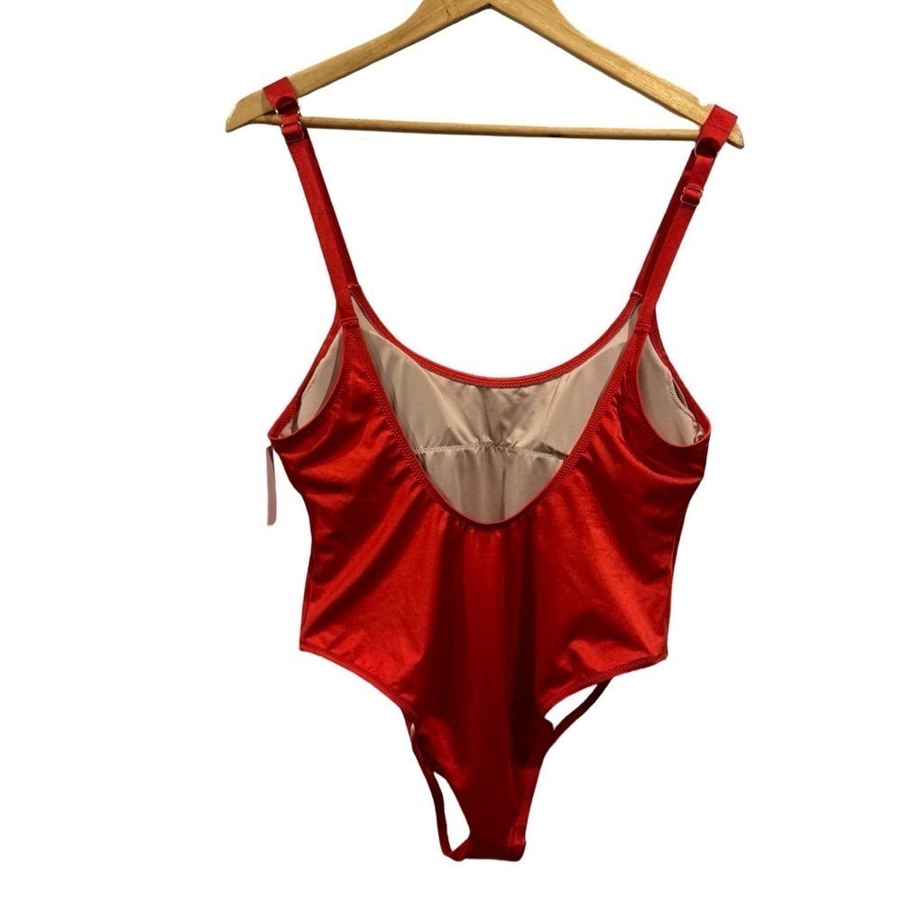 Victoria Secret NWT Bling strap red cheeky One piece Size L - Picture 2 of 9